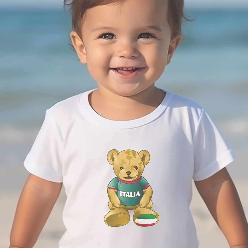 "Italia" Giovanni the Bear Baby T-shirt