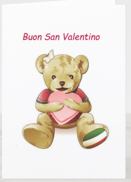 Buon San Valentino Greeting Card